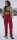JUA Latzhose Cord himbeerrot